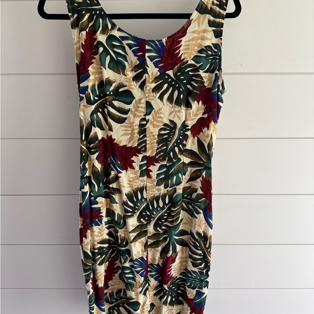 Hilo Hattie Multicolor Tropical Vintage Mini Dress, Size Medium - Picture 3 of 6